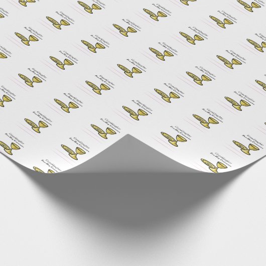 Gemeindegremium und Blutfantochter Geschenkpapier (Ecke)