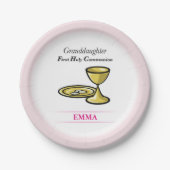 Gemeindegremium und Blutfantochter Pappteller (Vorderseite)