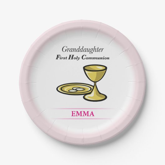 Gemeindegremium und Blutfantochter Pappteller (Vorderseite)