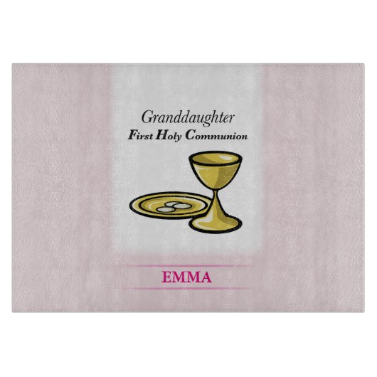 Gemeindegremium und Blutfantochter Schneidebrett (Vorderseite)