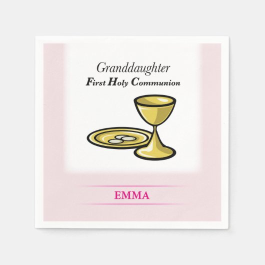 Gemeindegremium und Blutfantochter Serviette (Vorderseite)