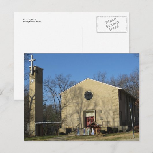 Gemeindekirche Postkarte (Vorne/Hinten)