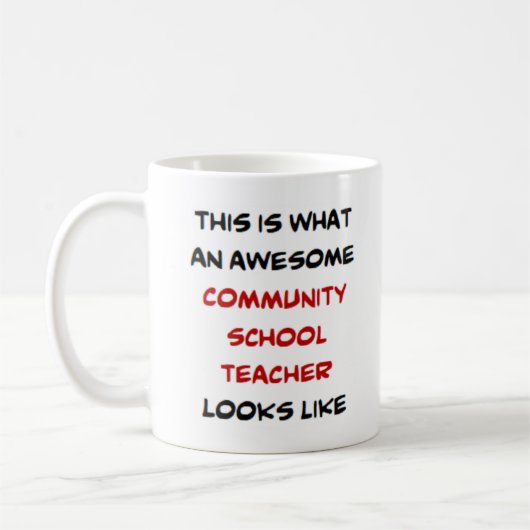 Gemeindeschullehrer, phantastisch kaffeetasse (Links)