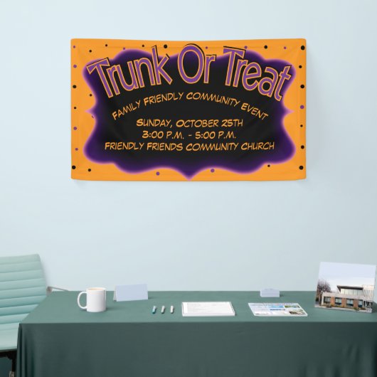 Gemeindeveranstaltung in Trunk oder Leckerei Banner (Messeveranstaltung)