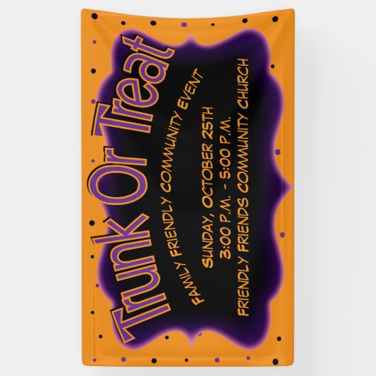 Gemeindeveranstaltung in Trunk oder Leckerei Banner (Vertikal)