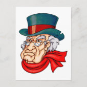 Gemeine Alte Scrooge Postkarte (Vorderseite)
