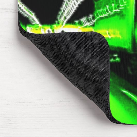 Gemeine grüne Fernlastfahrer Mousepad (Ecke)