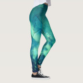 Gemeine grüne Multiprint-Leggings Leggings (Rechts)
