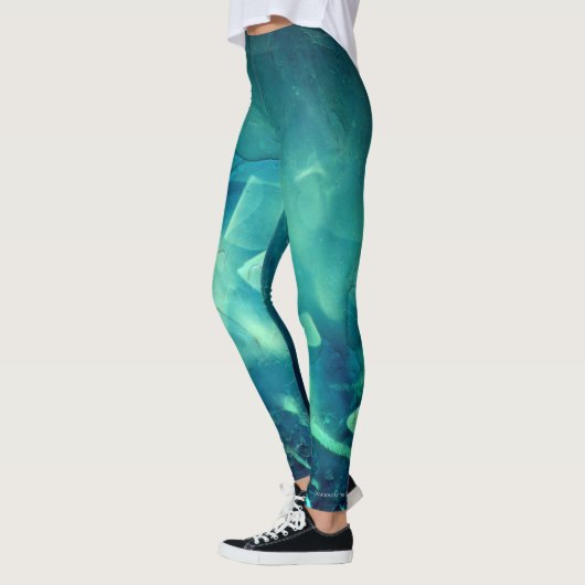 Gemeine grüne Multiprint-Leggings Leggings (Links)