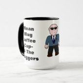 gemeine Kaffeetasse der Tassen-15oz für Muggers (Vorderseite Links)