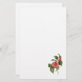 gemeine Kamelie (Kamelie japonica) durch Redouté Briefpapier (Vorne/Hinten)