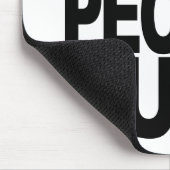 Gemeine Leute sind zum Kotzen Mousepad (Ecke)