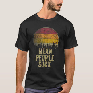 Gemeine Leute Sind zum Kotzen Retro Style Funny Sp T-Shirt