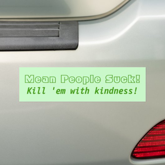 Gemeine Leute sind zum Kotzen! Töten Sie sie mit Autoaufkleber (Auf Auto)