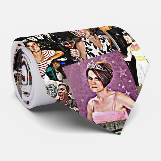 Gemeine Mädchen- und Lin-Krawatte Krawatte (Gerollt)