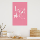 Gemeine Mädchen zitieren: "Du kannst nicht bei uns Poster (Küche)