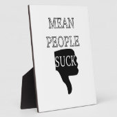 Gemeine Menschen Sind zum Kotzen Fotoplatte (Seite)