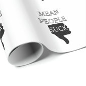 Gemeine Menschen Sind zum Kotzen Geschenkpapier (Rolleneckpunkt)