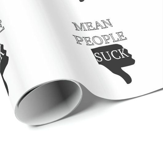 Gemeine Menschen Sind zum Kotzen Geschenkpapier (Rolleneckpunkt)