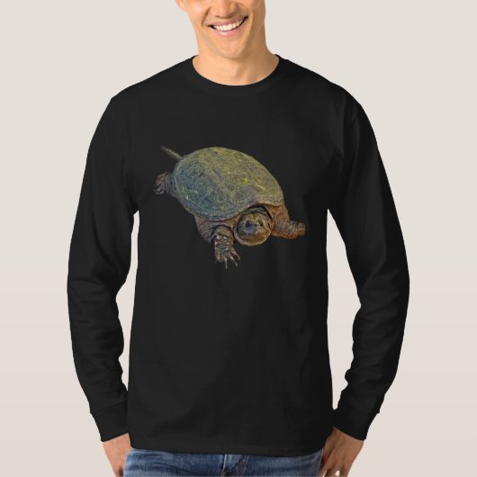 Gemeine reißende Schildkröte - Chelydra serpentina T-Shirt (Vorderseite)
