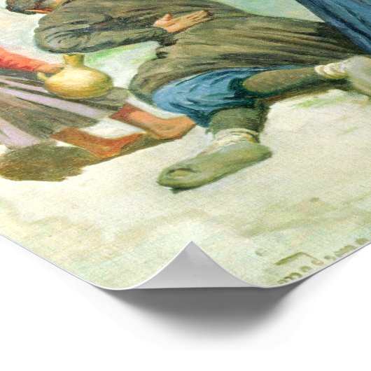 Gemeine Sammlung, 1891 Poster (Ecke)