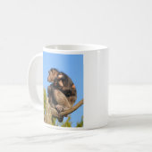 Gemeine Schimpanse-Schimpanse-PanTroglodytes Kaffeetasse (Vorderseite Links)