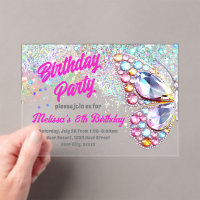 Gemeine Schmetterling Geburtstagsfeier Einladung