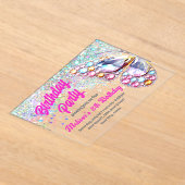 Gemeine Schmetterling Geburtstagsfeier Einladung (Ablage )