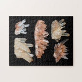 Gemeine Steine-Geologie-Bild von Quarzkristallen Puzzle (Horizontal)