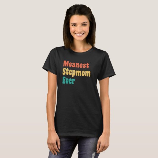 Gemeine Stepmutter je Stepmutter Gag T-Shirt (Vorne ganz)