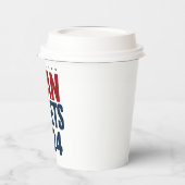 Gemeine Tweete 2024 Funny Election Trump Pappbecher (Links)