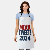 Gemeine Tweete 2024 Funny Election Trump Schürze (Getragen)