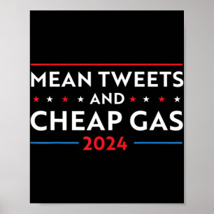 Gemeine Tweetenden und billiger Gasspass 2024 Pro  Poster