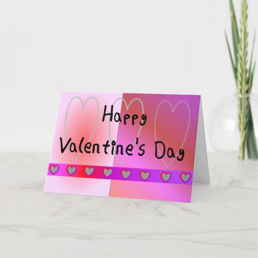 Gemeine Valentintagskarte Feiertagskarte (Vorderseite)