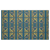 Gemeiner Bottlenose-Delphin mit Gelbjasmin Stoff (Fat Quarter (45,7 x 55,9 cm))