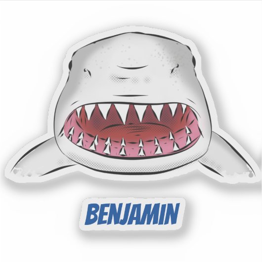 Gemeiner Cartoon-Abbildung Aufkleber (Vorderseite)