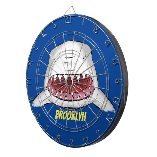 Gemeiner Cartoon-Abbildung Dartscheibe (Vorderseite rechts)