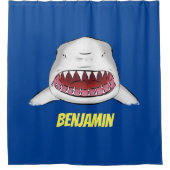 Gemeiner Cartoon-Abbildung Duschvorhang (Vorderseite)