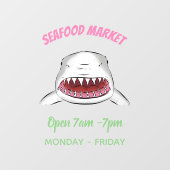 Gemeiner Cartoon-Abbildung Fensteraufkleber (Blatt)