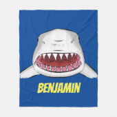 Gemeiner Cartoon-Abbildung Fleecedecke (Vorderseite)