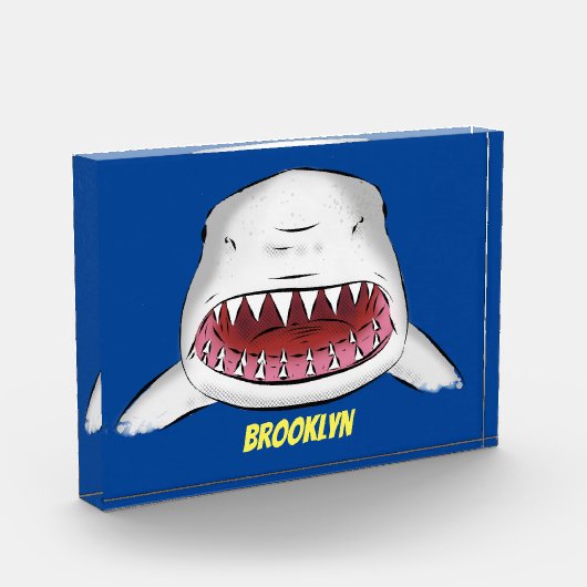 Gemeiner Cartoon-Abbildung Fotoblock (Links)