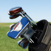 Gemeiner Cartoon-Abbildung Golf Headcover (In Situ)