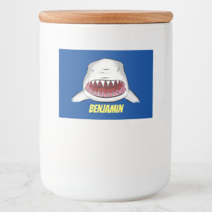 Gemeiner Cartoon-Abbildung Lebensmitteletikett