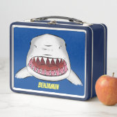 Gemeiner Cartoon-Abbildung Metall Brotdose (Beispiel)