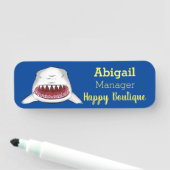 Gemeiner Cartoon-Abbildung Namensschild (Beispiel)