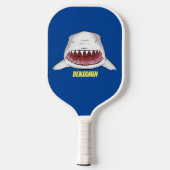 Gemeiner Cartoon-Abbildung Pickleball Schläger (Rückseite)