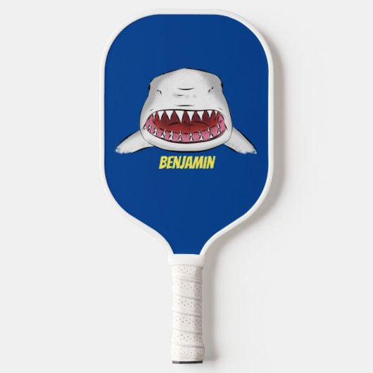 Gemeiner Cartoon-Abbildung Pickleball Schläger (Vorderseite)