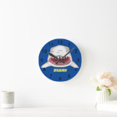 gemeiner Cartoon-Abbildung Runde Wanduhr (Zuhause)