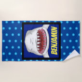 Gemeiner Cartoon-Abbildung Strandtuch (Vorderseite)