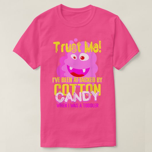 Gemeiner Cotton Candy Floss Kleinkind T-Shirt (Design vorne)